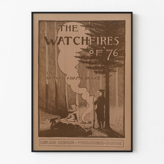 Vintage poster The Watchfires of '76 by Samuel Adams Drake