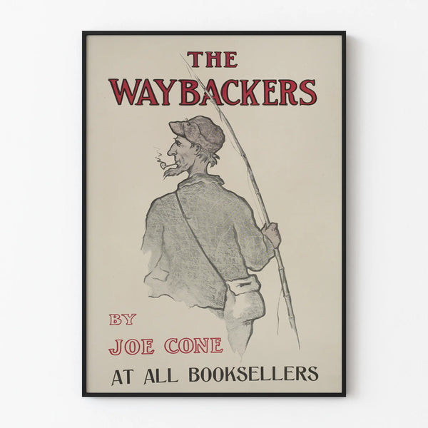 Vintage poster The Waybackers pencil drawing