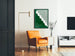 Poster The Western Wind minimalist green and white design