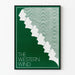 Poster The Western Wind minimalist green and white design