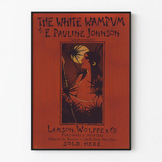 Vintage Poster The White Wampum by E. Pauline Johnson