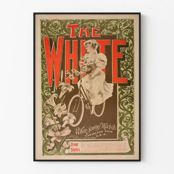 Vintage Poster The White - Retro Wall Decoration Artem Legrand