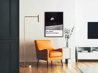 Decorative Poster 'The Whole Earth Is Watching' - Space and Ecological Inspiration