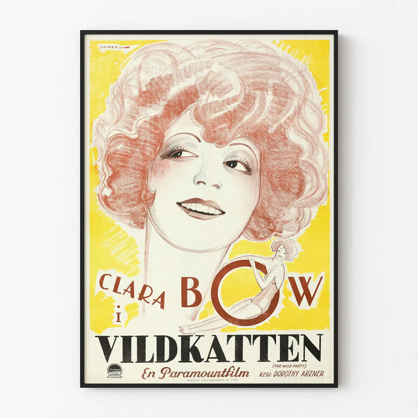 Vintage Poster Clara Bow The Wild Party