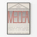 Vintage theater poster Euripides Medea 1963