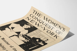 Historical Poster The Women's Conquest of New York 1908