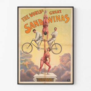 Vintage Poster The World's Great Sandwiches - Female Power