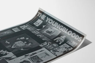 Vintage poster The Youngbloods iconic collages