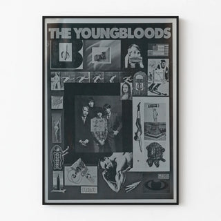 Vintage poster The Youngbloods iconic collages