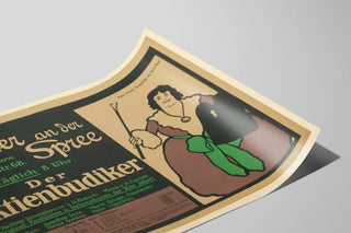 Theatre Poster An der Spree The Stock Exchange Broker Marie Grimm as Aunt Flora — artwork view