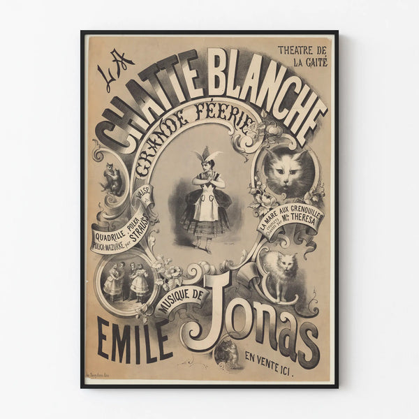 Poster for the Théâtre La Chatte Blanche Grande Féerie