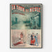 Vintage Poster of La Tour de Nesle at Théâtre de la Gaîté