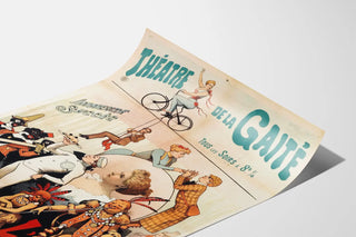Vintage Poster of the Théâtre de la Gaîté - The Land of Gold