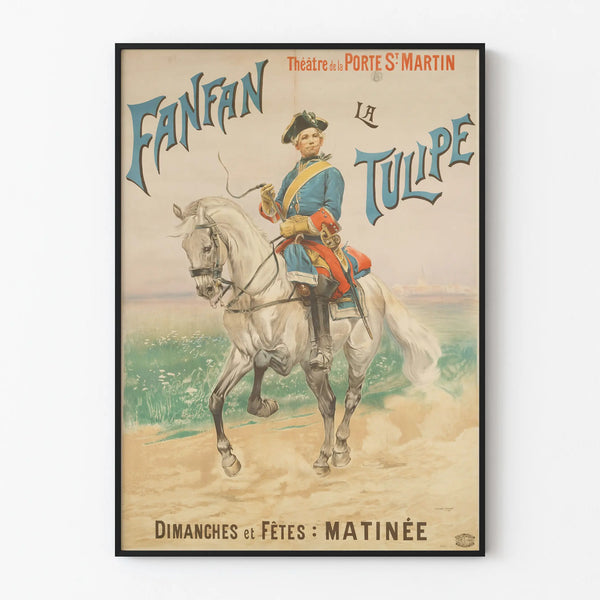 Poster Theatre Fanfan la Tulipe - Vintage Wall Decoration
