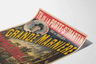 Theatre Poster La Grande Marnière by Georges Ohnet