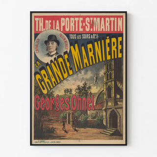 Theatre Poster La Grande Marnière by Georges Ohnet