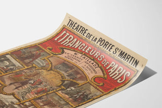 Vintage Theater Poster - The Stranglers of Paris