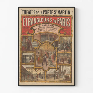 Vintage Theater Poster - The Stranglers of Paris