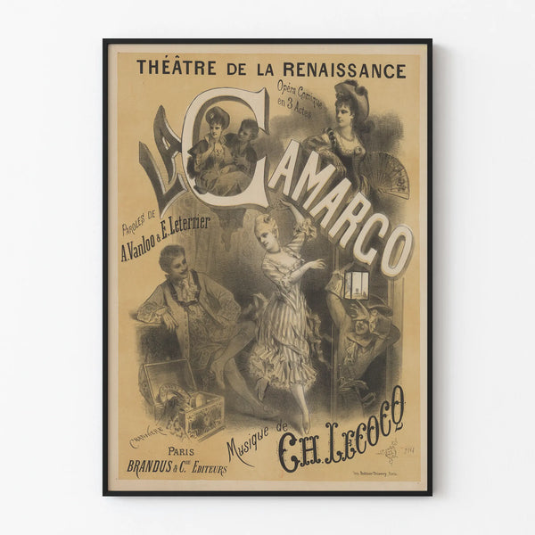 Vintage Poster La Camargo - Renaissance Theatre