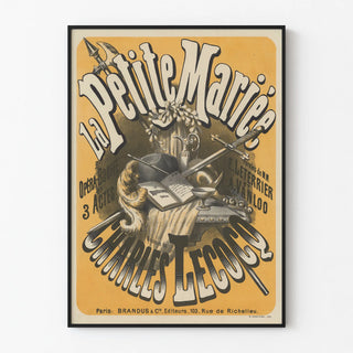 Vintage poster La Petite Mariée - Opera Bouffe in 3 acts