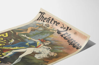Vintage Poster Théâtre Eldorado Royaume des Femmes