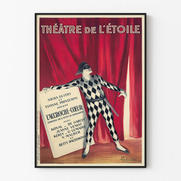 Vintage Poster of the Étoile Theater - L'Accroche-Coeur