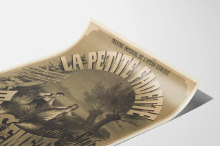Poster Théâtre Opéra-Comique La Petite Fadette
