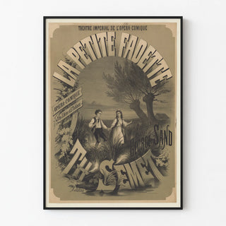 Poster Théâtre Opéra-Comique La Petite Fadette