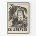 Vintage cinema poster Le Florentin Opéra Comique, 3 acts