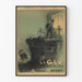 Vintage Poster of the Nice Opera House Theatre La Glu