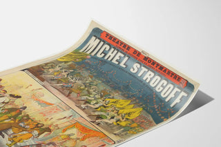 Montmartre Theatre Poster Michel Strogoff 1884