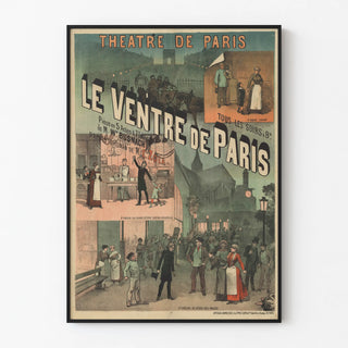 Vintage Theater Poster The Belly of Paris