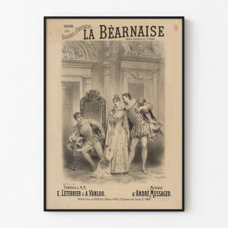 Poster Théâtre des Bouffes Parisiens La Béarnaise