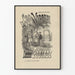Vintage Poster of the Théâtre des Bouffes Parisiens Le Coq de Viroflay