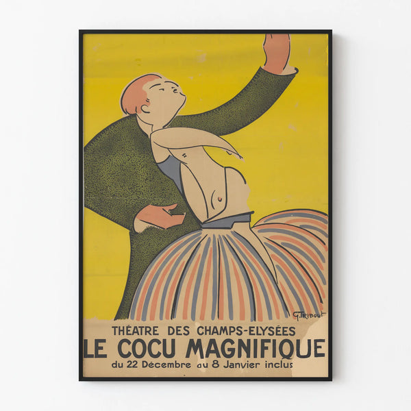 Poster for the Magnificent Cuckold Theatre - Vintage Wall Decoration