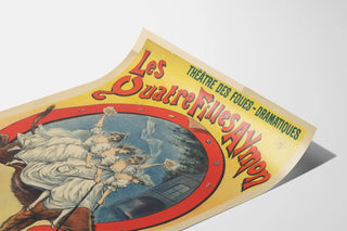 Poster of the Folies-Dramatiques Theater Les Quatre Filles Aymon