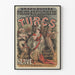 Vintage poster for the theater Les Turcs des Folies Dramatiques