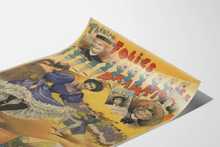 Poster for the Folies Dramatiques Theatre – A Girls' High School