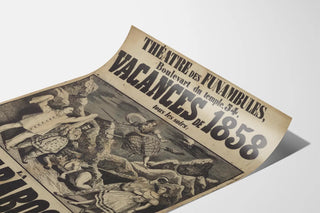 Theatre Poster of the Funambules, Holidays of 1858 - The Fairy Carabosse