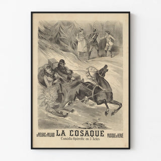Vintage Poster The Cossack Théâtre des Variétés