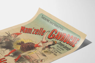 Vintage Poster Comedy-Operetta Mam'zelle Gavroche Théâtre des Variétés