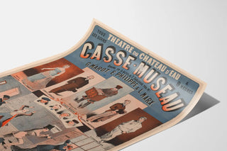 Vintage Poster of Château d'Eau Theater Casse-Museau