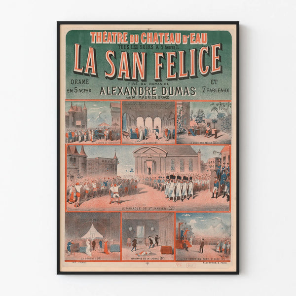 Poster Théâtre du Château d'Eau La San Felice