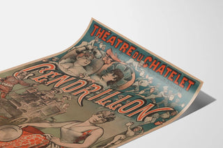 Vintage Poster of the Châtelet Theatre - Cinderella