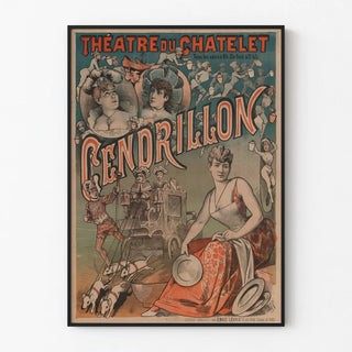 Vintage Poster of the Châtelet Theatre - Cinderella