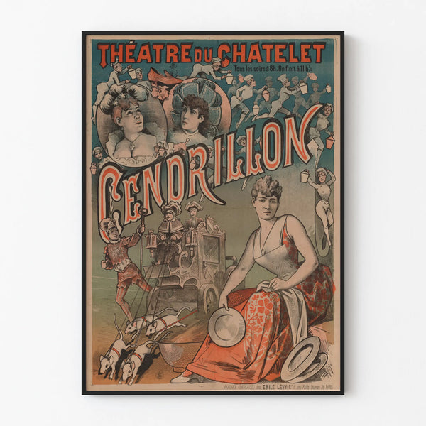 Vintage Poster of the Châtelet Theatre - Cinderella