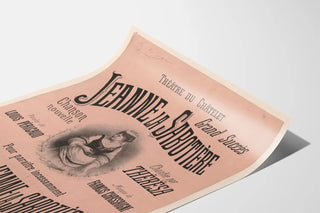Vintage poster Jeanne la Sabotière - Châtelet Theatre