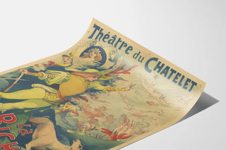 Vintage Poster of the Théâtre du Châtelet La Biche aux Bois