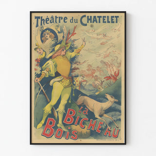 Vintage Poster of the Théâtre du Châtelet La Biche aux Bois
