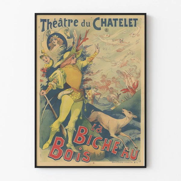 Vintage Poster of the Théâtre du Châtelet La Biche aux Bois
